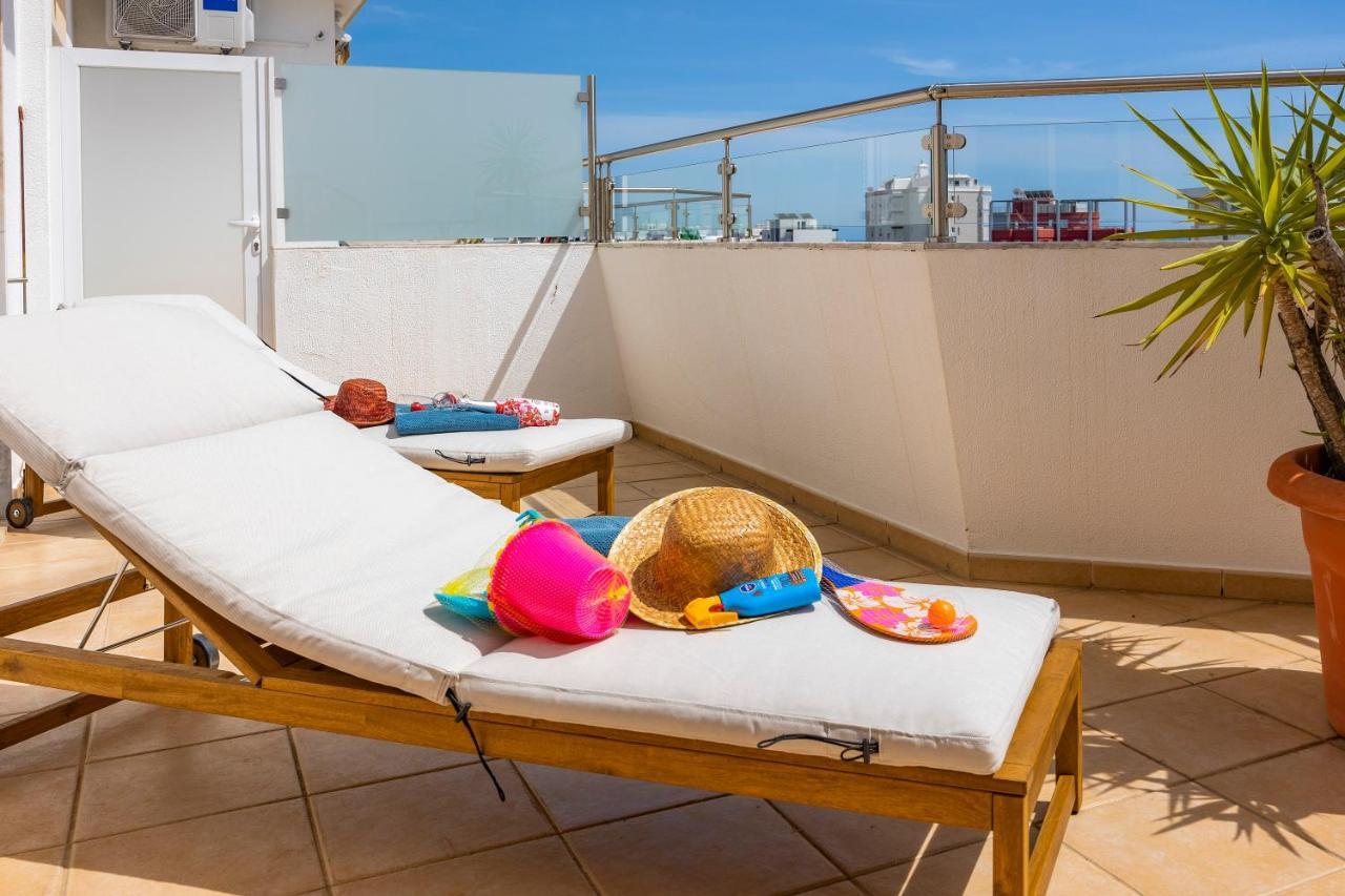 Seaview Penthouse In Algarve With Spacious Terrace Quarteira Eksteriør bilde