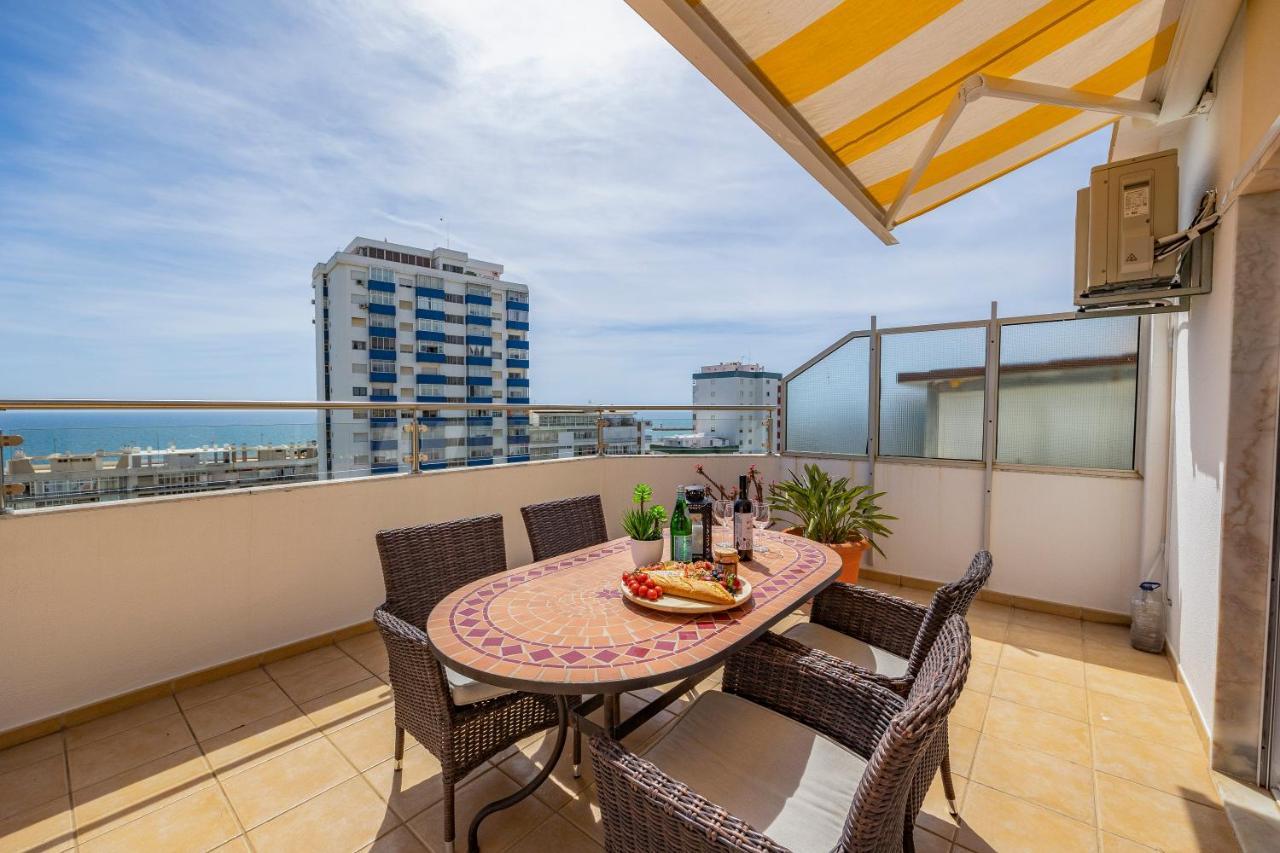 Seaview Penthouse In Algarve With Spacious Terrace Quarteira Eksteriør bilde